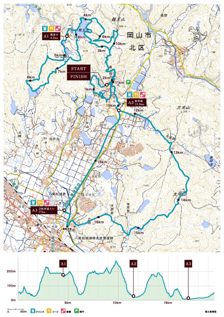 Saijo Inari middle Map - 3776D