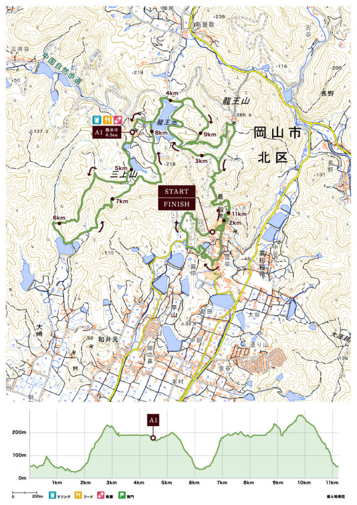 Saijo Inari short map - 3776D