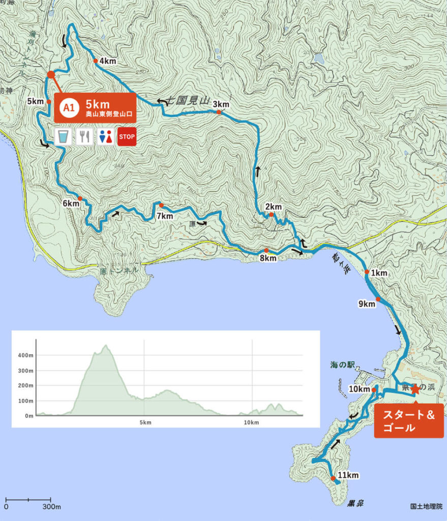 Setouchi Island Trail map short - 3776D
