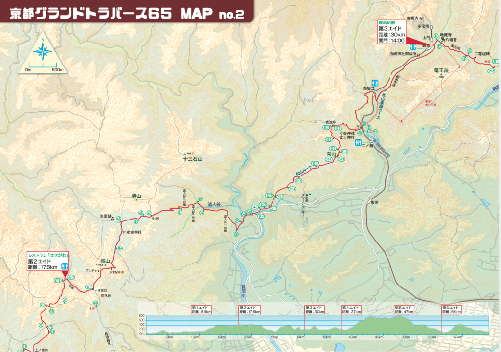 京都1周グランドトラバース map 2 - 3776D