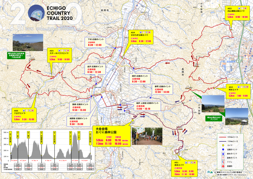 Echigo country Trail map - 3776D