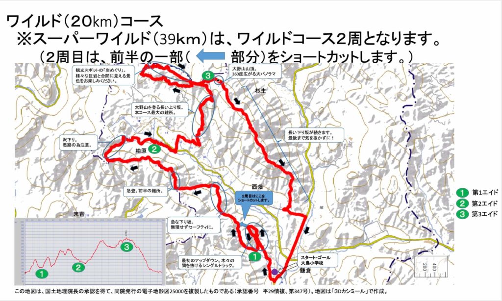 Inagawa Trail map Long - 3776D