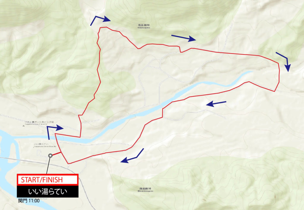 Mt Awa Skyrace short map - 37767D