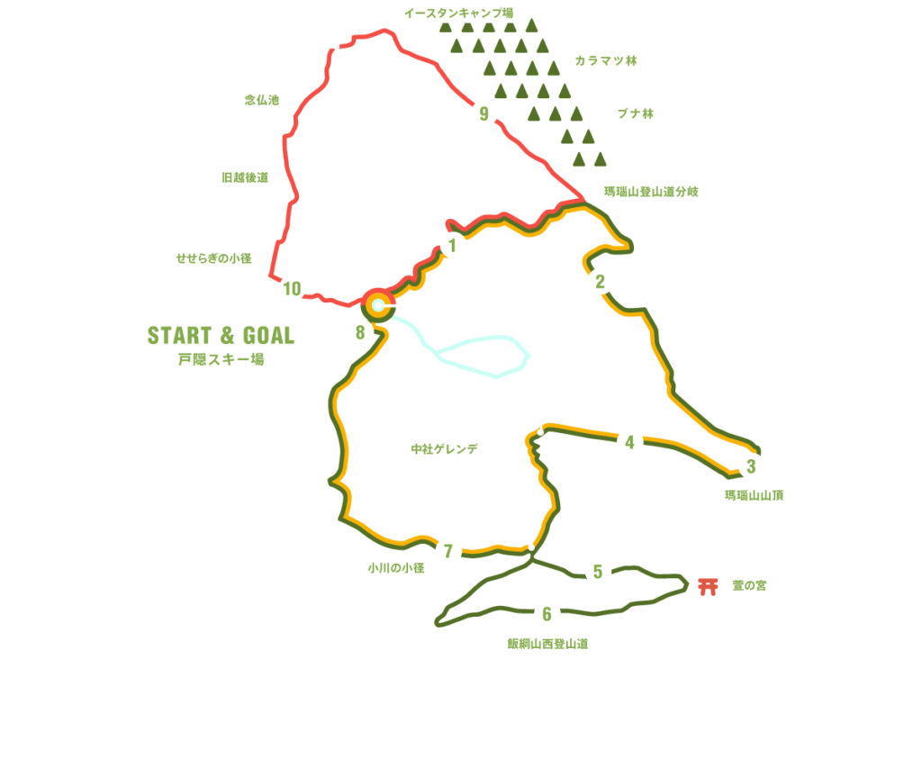 Togakushi map - 3776D