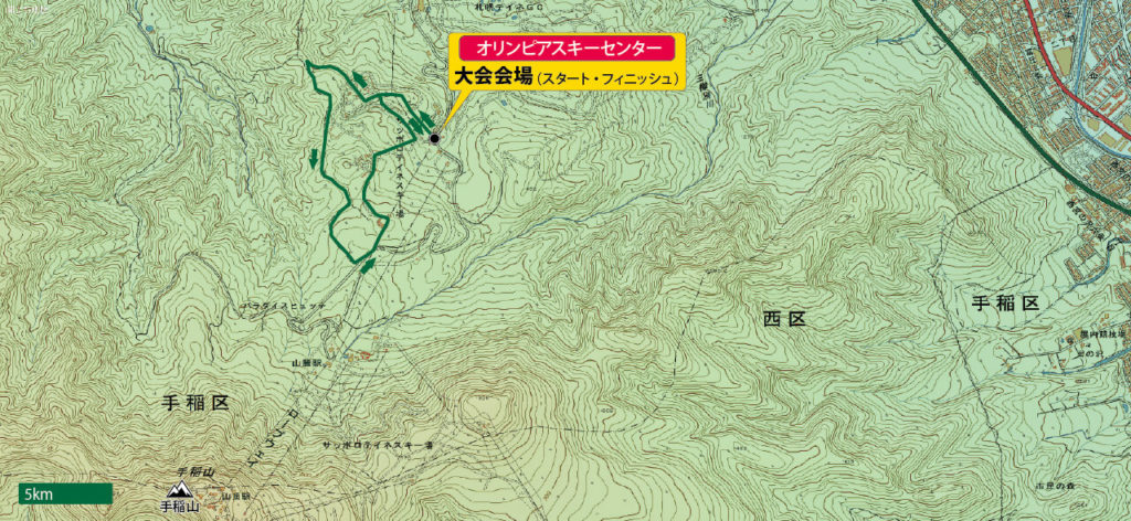 SAPPORO★テイネトレイル map - 3776D